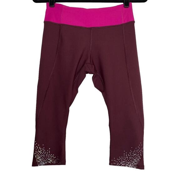 Lululemon Bordeaux Drama Tight Stuff Crop 15" 6 - Picture 1 of 10